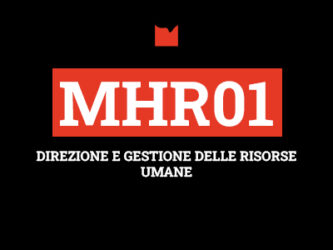 MHR01 – DIREZIONE E GESTIONE DELLE RISORSE UMANE